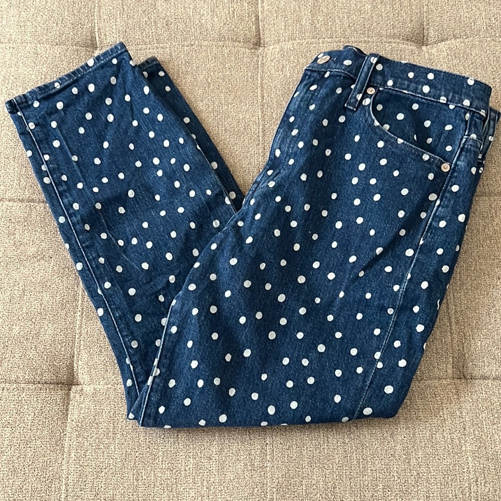 Madewell High Rise Slip Crop Boy Jean